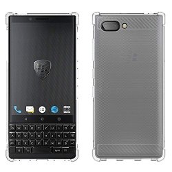 Blackberry KEY2 Case Microp Soft Tpu Brushed Anti-fingerprint Full-body Protective Phone Case Cover For Blackberry KEY2 BLACKBERRY Keytwo Clear Brushed Tpu