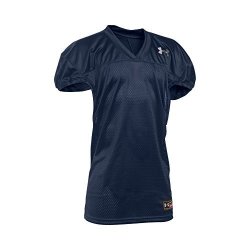 Under Armour Boys' Football Jersey Midnight Navy white Youth XS