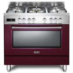 ELBA Excellence 90CM Gas Electric Cooker Red 01 9S4EX937NR