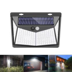 208 LED Solar Power Pir Motion Sensor Wall Light