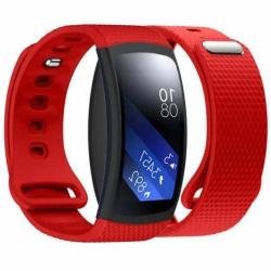 Linkshare Compatible Gear Fit 2 Pro fit 2 Band Replacement Silicone Accessories Strap Samsung Gear Fit 2 Pro SM-R365 GEAR Fit 2 SM-R360 Smartwatch Red