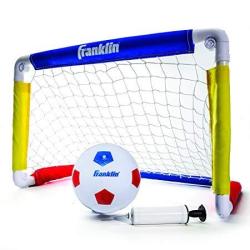 Franklin Sports Kids Soccer Goal With Ball & Pump - 24 X 16 Folding Goal