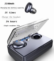 Lilina Binaural Bluetooth Headset Ultra Small MINI Invisible Earbuds Driving Sports Running Apple Wireless Micro In-ear Mobile Phone Vivo Huawei Over The Ear Universal Black