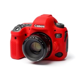 - Canon 6D Markii Dslr - Pro Silicone Case - Red ECC6D2R