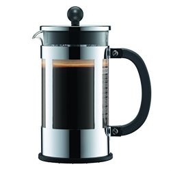 Bodum Kenya 8 Cup French Press Coffee Maker Chrome 1.0 L 34 Oz