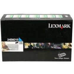 Lexmark XS795 XS798 Original Cyan Toner Cartridge XS795 24B6018