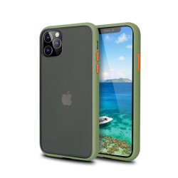 Apple Iphone Green Rubber Oil Feel Case - Iphone 11 Pro