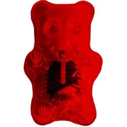 4D Master Red Gummi Bear Skeleton Anatomy Model By 4D Master