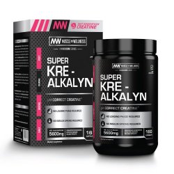 Muscle Wellness Hardcore Super Kre-alkaline - 160 Capsules - Pre post-workout - Ph Correct Creatine