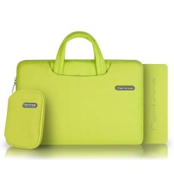 Ivso Lenovo Ideapad 320 Case - 15.6 Inch Ultraportable Handle Carrying Sleeve Case Bag For Lenovo Ideapad 320 15.6 Inch Laptop Yellow