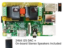 RASPIAUDIO.COM Audio Dac Hat Sound Card Audio+speaker For Raspberry Pi Zero a+ b+ pi 2 : Pi 3 Model B better Quality Than USB