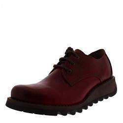 Fly London Women's Brogue Boots Red Red 004 38
