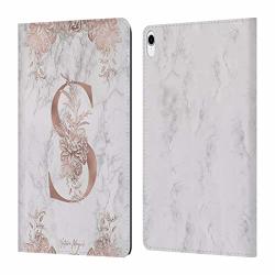 Head Case Designs Officially Licensed Nature Magick Letter S Rose Gold Marble Monogram 2 Leather Book Wallet Case Cover Compatible With Apple Ipad Pro 11 2018
