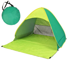 A Pop-up Beach And Camping Tent - Green