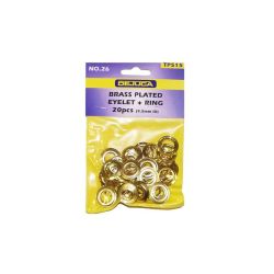 - Eyelets - Bp - NO.26 - 9.5MM - Id - 20 PACKET - 10 Pack