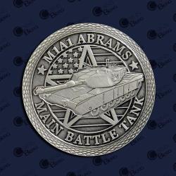 Us Army M1a1 Abrams Tank Main Battle Tank Military Navy War Coin Souvenir