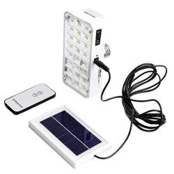 Solar And Rechargeable Led Emergency Lamp With Remote Control Free Delivery