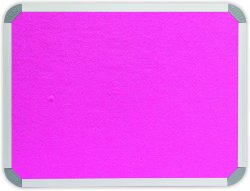 Info Board Aluminium Frame - 1800 9000MM - Pink