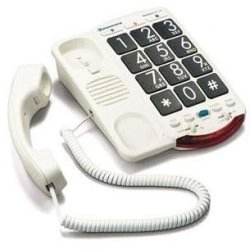 Teledynamics Clarity JV35 Amplified Corded Phone With Talk Back Numbers