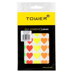 Tower - Mixed Hearts Flu Colours Heartsmf