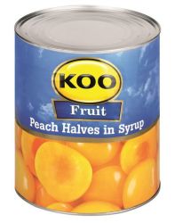 - Peach Halves In Syrup 3.06KG