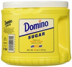 Domino Sugar Granulated 4LB Canister