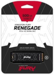 Kingston Technology - 500GB SFYRS 500G Fury Renegade Pcie 4.0 Nvme M2 SSD