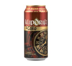 Klipdrift Cola Premix Can 24 X 440ML