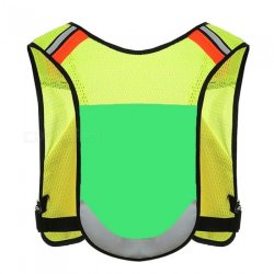 Ctsmart Multipurpose Outdoor Night Riding Running Vest Adjustable Reflective Vest One Size
