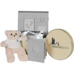 BebedeParis Happy Memories Gift Hamper 0-6 Months in Grey