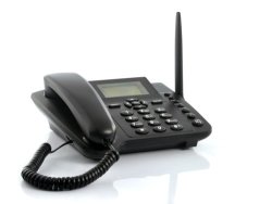 Wireless GSM Desk Phone - Quadband Sms Function