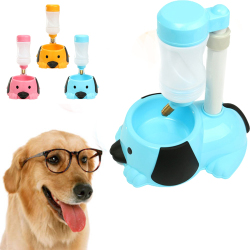 Automatic Water Bottle Feeder Hanging Plastic Pet Dog Cat Water Feeder Dish Bowl Drinking Dispenser