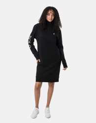 Polo Quart Zip Dress - XL Black