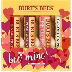 Burt's Bees 100% Natural Moisturizing Lip Balm Multipack 4 Tubes In Blister Box