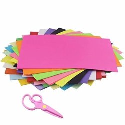 UPlama Double Sided Lightweight Construction Paper Neon Colored