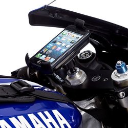 Ultimateaddons Motorcycle One Holder + 13.3-14.7MM Fork Stem 3" Extended Mount For Huawei P10 Plus