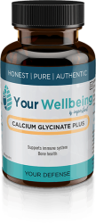 Your Wellbeing -calcium Glycinate-plus 1000MG 60 Vegicaps