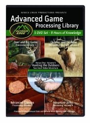 Outdoor Edge AP-101 Advanced Game Processing DVD Library Volumes 1-4 With Nine Hours Of Home Processing Knowledge Plus 2-HOUR Bonus Hunting DVD