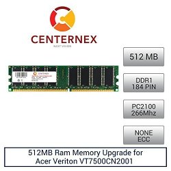 512MB RAM Memory For Acer Veriton VT7500CN2001 PC2100 Nonecc ME.DD266.512 Desktop Memory Upgrade By Us Seller