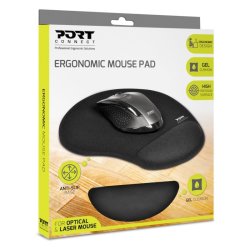 Ergonomic Gel Mouse Pad - Black