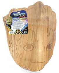 Baby Groot Wooden Cutting Board - Marvel Guardians Of The Galaxy 15 Inch Wood Carving