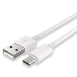 USB To Type-c 1M Cable For Samsung - White