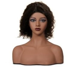 Wig Cosplay 12" Deep Wave Full Lace Frontal Wig 100 Unprocessed Human Hair