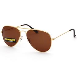 Le Specs Aviator Unisex Smoke Solid Polarized Lens Sunglasses - Matte Black