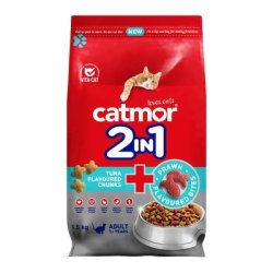 Catmor 2IN1 Tuna Chunks & Prawn 1.5KG