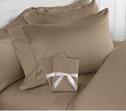 Luxury 500TC Fitted Sheet - King Size - Natural Colour