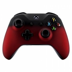 XBOX One Wireless Controller For Microsoft - Custom Soft Touch Feel - Custom Controller Red & Black Fade