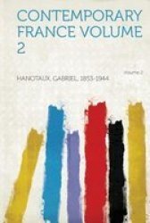 Contemporary France Volume 2 Volume 2 Paperback