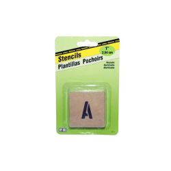 Stencil Figure And Letter - Reusable - 25MM - 5 Pack