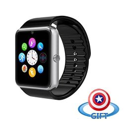 Fam-health Sweatproof Smart Watch Phone For Iphone 5S 6 6S 7 7S And 4.2 Android Or Above Smart Phones Black